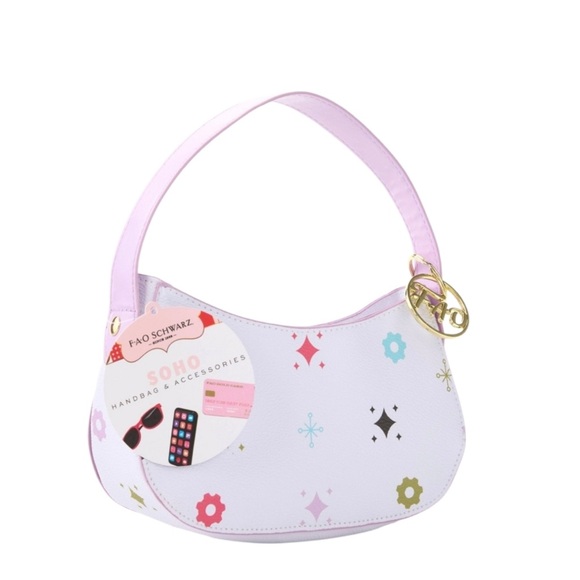 FAO Schwarz Kids Purse Pink Mini Shoulder Bag NWT Soho Handbag - Picture 3 of 3